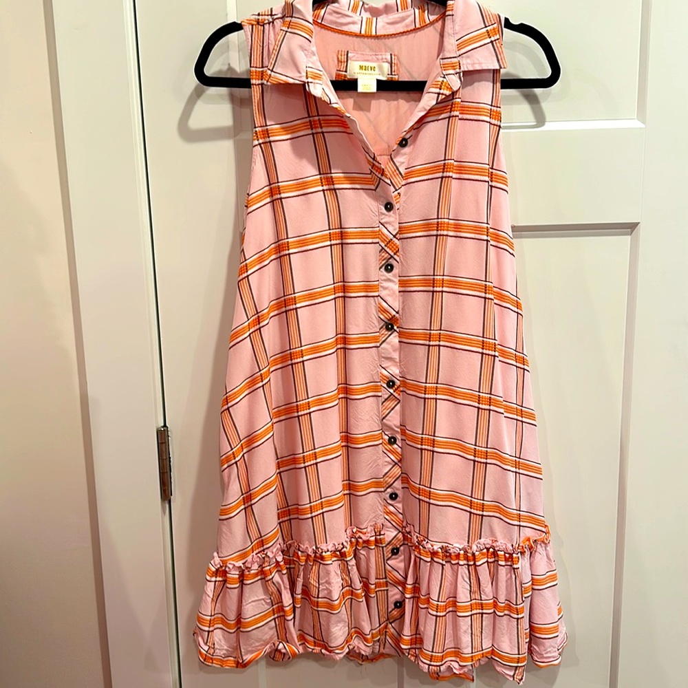 Anthro dress with pockets